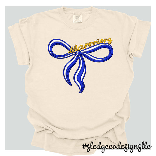 SENATOBIA WARRIORS | WARRIORS RIBBON | Custom Unisex T-Shirt