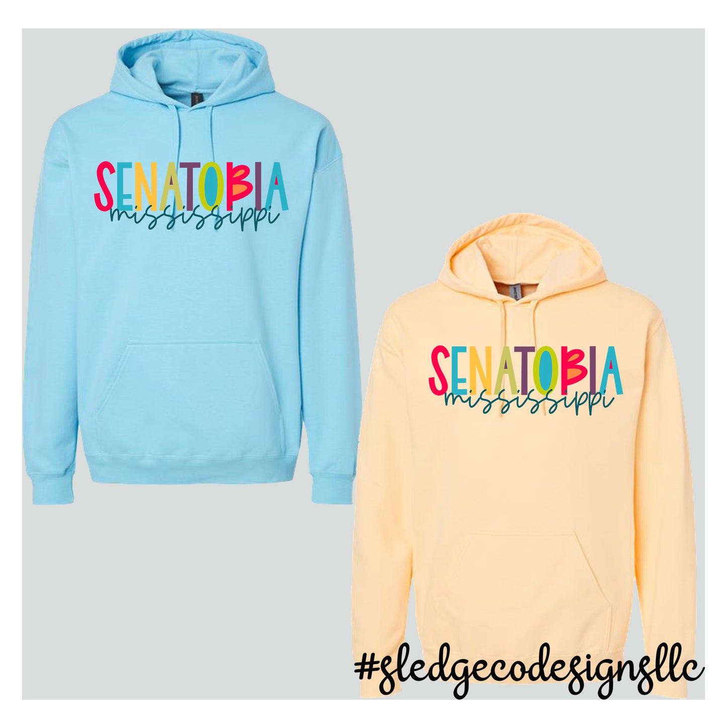 SENATOBIA MISSISSIPPI | CITY BRIGHT | CUSTOM UNISEX HOODIE