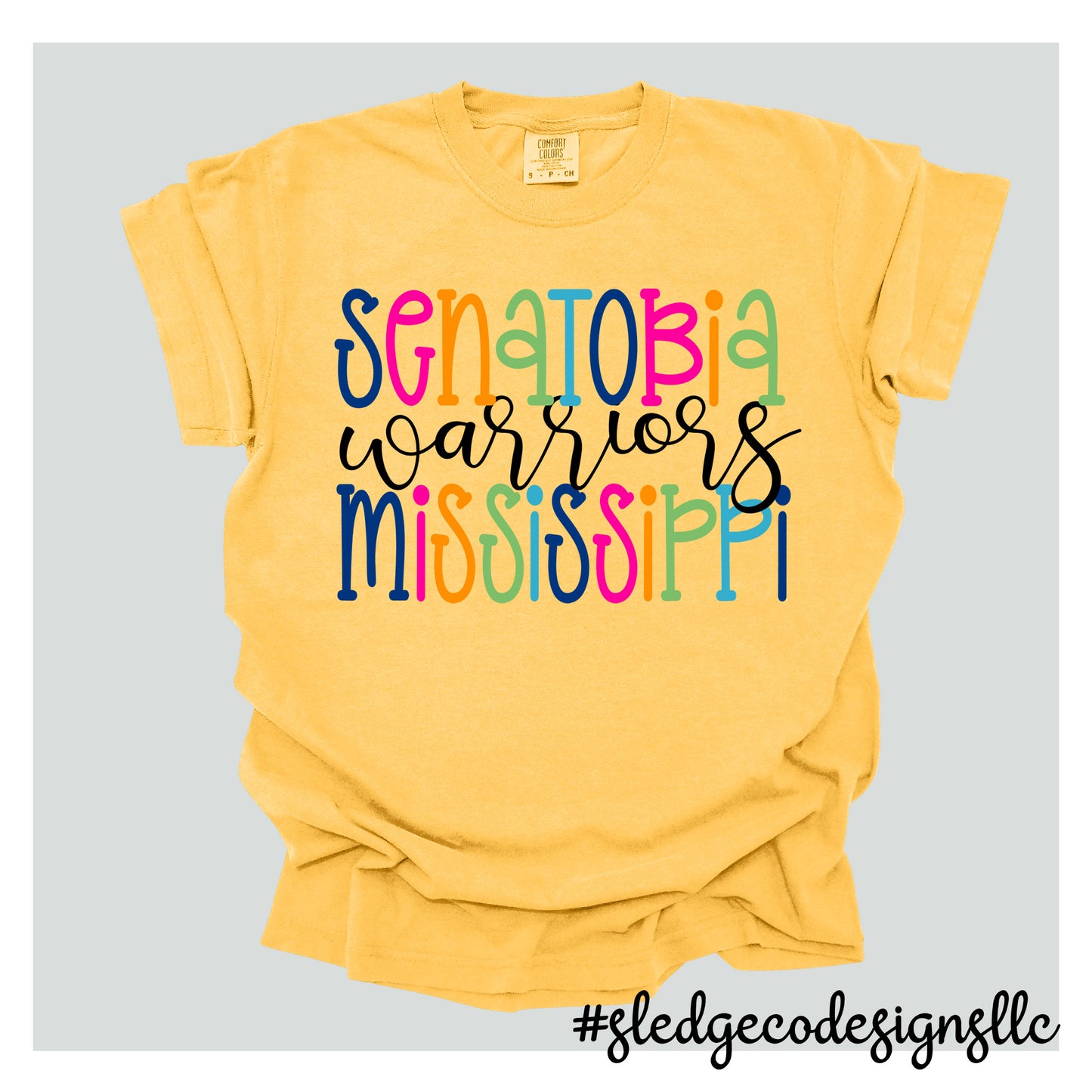 Senatobia MISSISSIPPI Warriors | HANDDRAWN | CUSTOM UNISEX TSHIRT