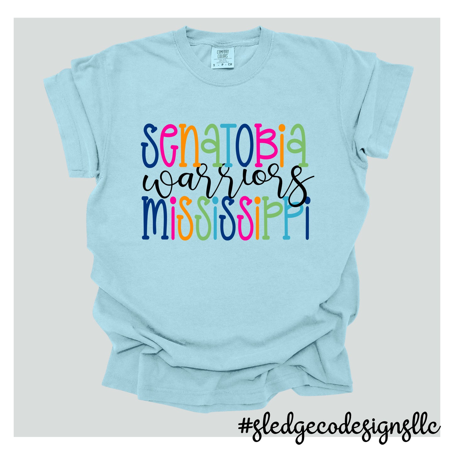 Senatobia MISSISSIPPI Warriors | HANDDRAWN | CUSTOM UNISEX TSHIRT