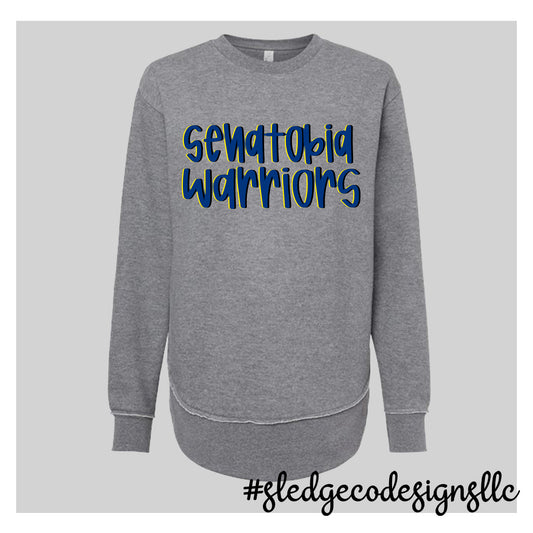 SENATOBIA WARRIORS | HAND DRAWN | Women's Weekender Fleece