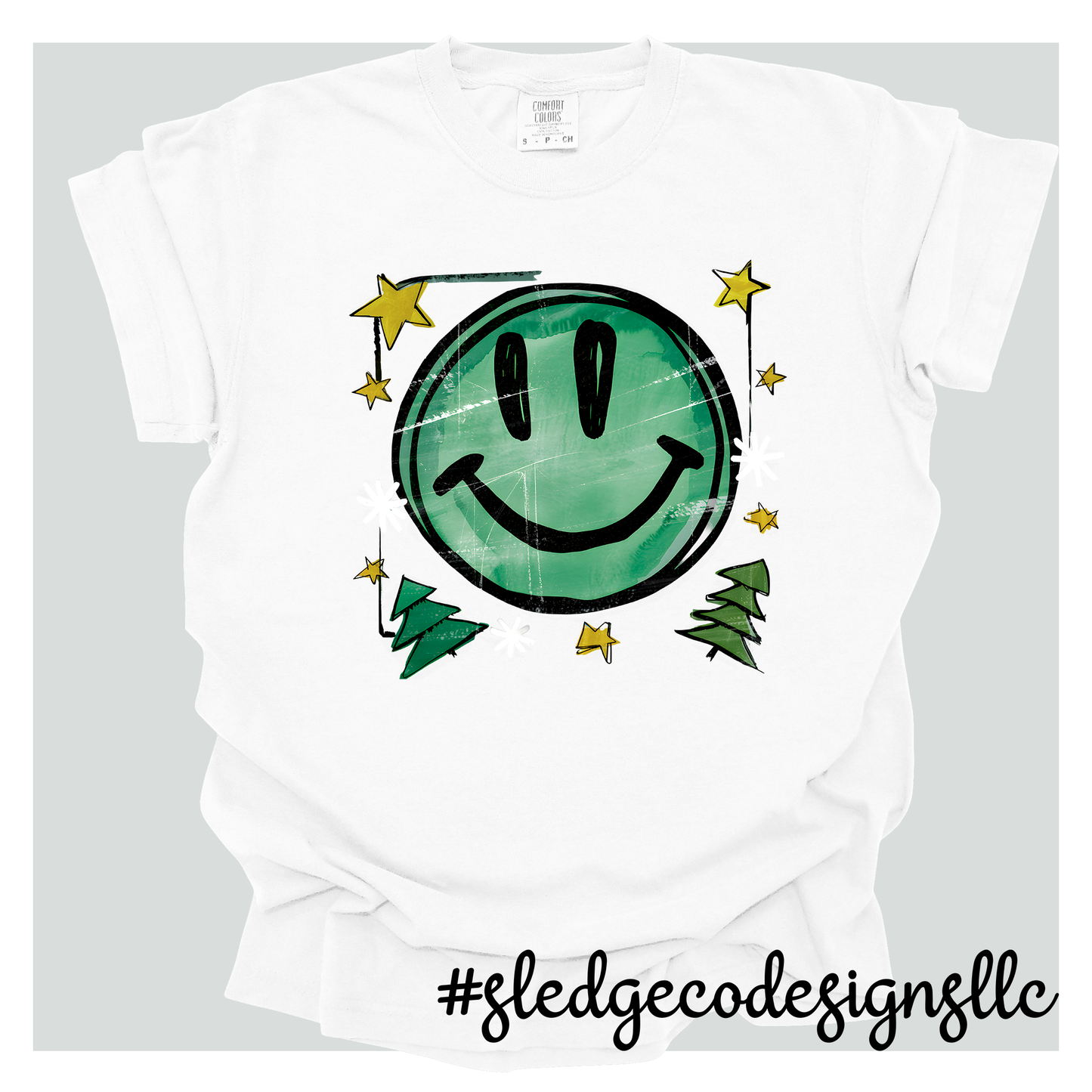 SIMLEY FACE CHRISTMAS SENATOBIA MS | Custom Unisex TSHIRT
