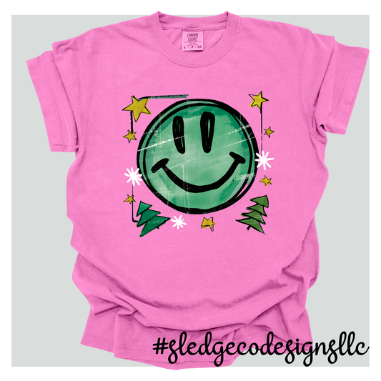 SIMLEY FACE CHRISTMAS SENATOBIA MS | Custom Unisex TSHIRT