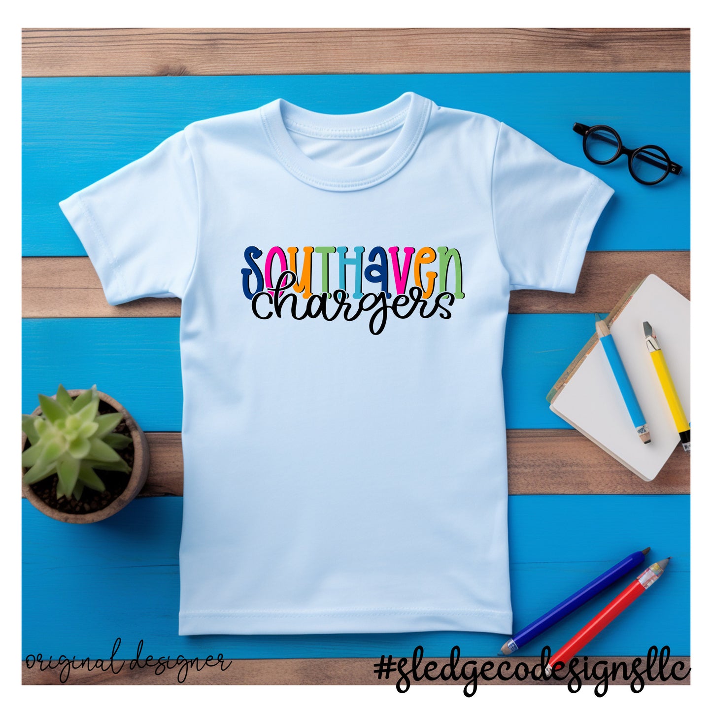 SOUTHAVEN MS CHARGERS DUO 2 | CUSTOM UNISEX TSHIRT