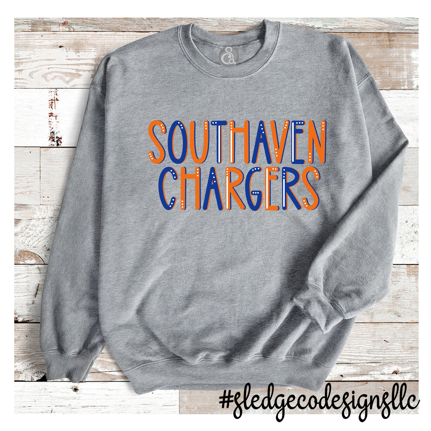 SOUTHAVEN MS CHARGERS | LETTERED | CUSTOM UNISEX SWEATSHIRT