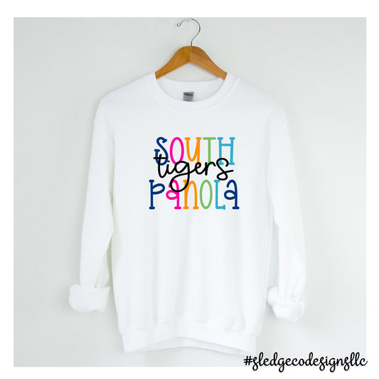 SOUTH PANOLA | COLORFUL | CUSTOM UNISEX SWEATSHIRT