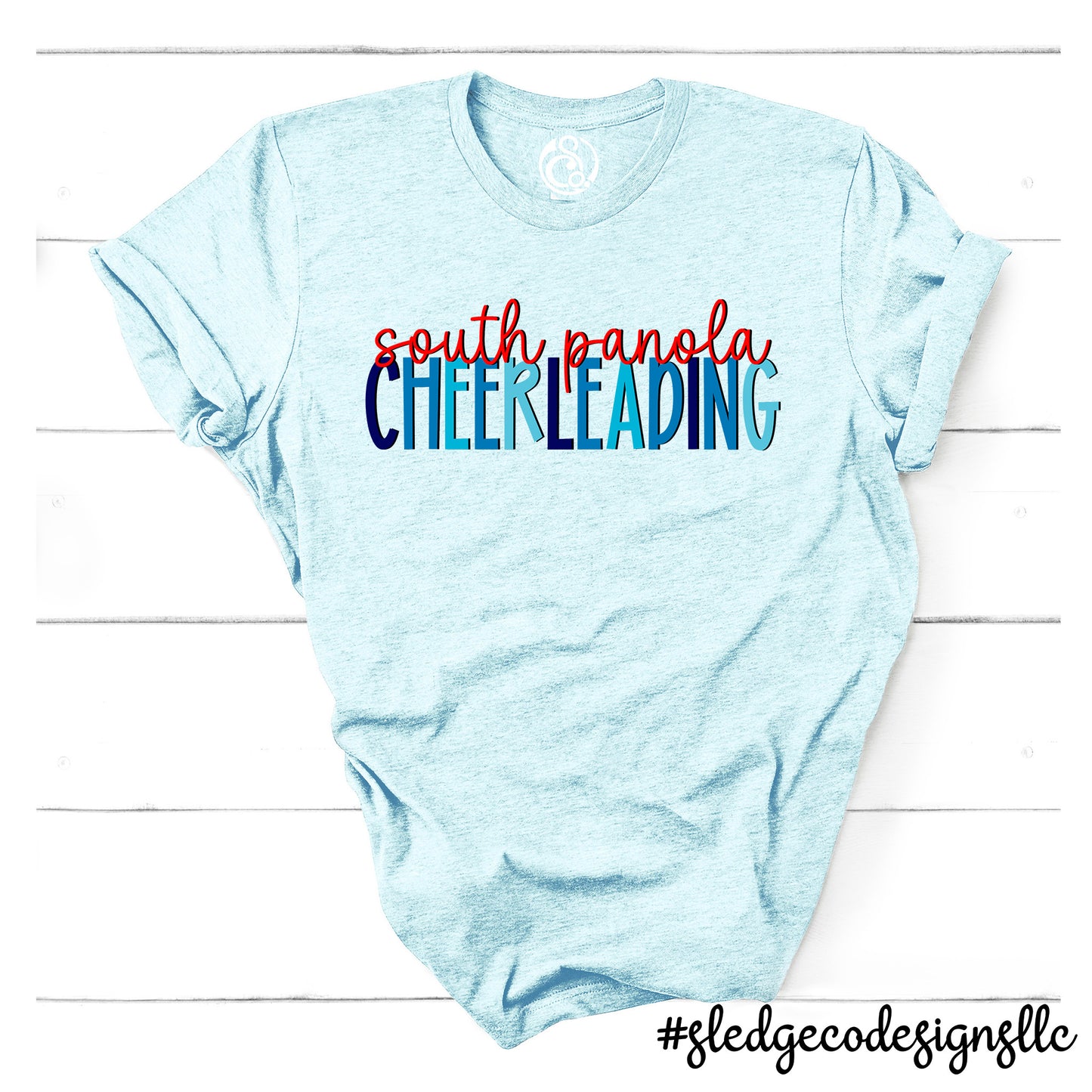 SOUTH PANOLA | CHEERLEADING | Custom UNISEX TSHIRT