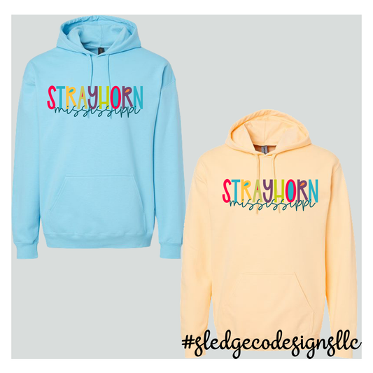 STRAYHORN MISSISSIPPI | CITY BRIGHT | CUSTOM UNISEX HOODIE