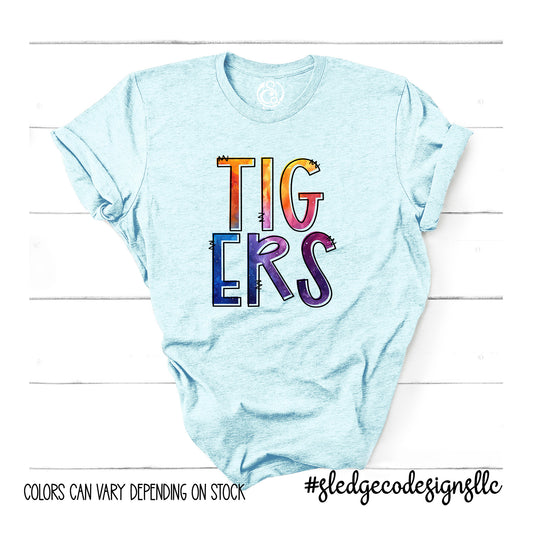 TIGERS | WATERCOLOR | Custom UNISEX TSHIRT