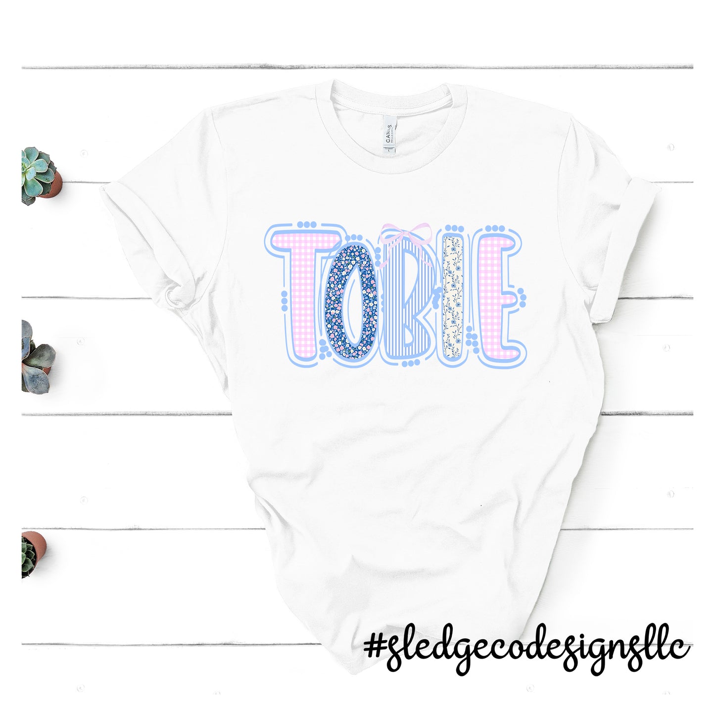 TOBIE | SENATOBIA | PLAID | CUSTOM UNISEX TSHIRT