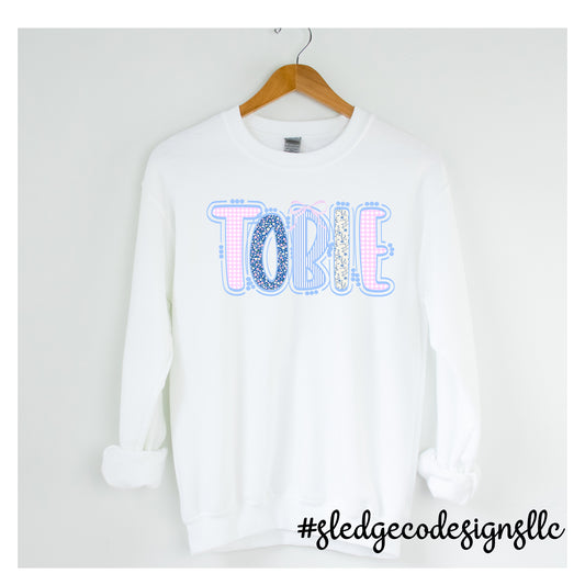 TOBIE | PLAID BUBBLE | UNISEX SWEATSHIRT