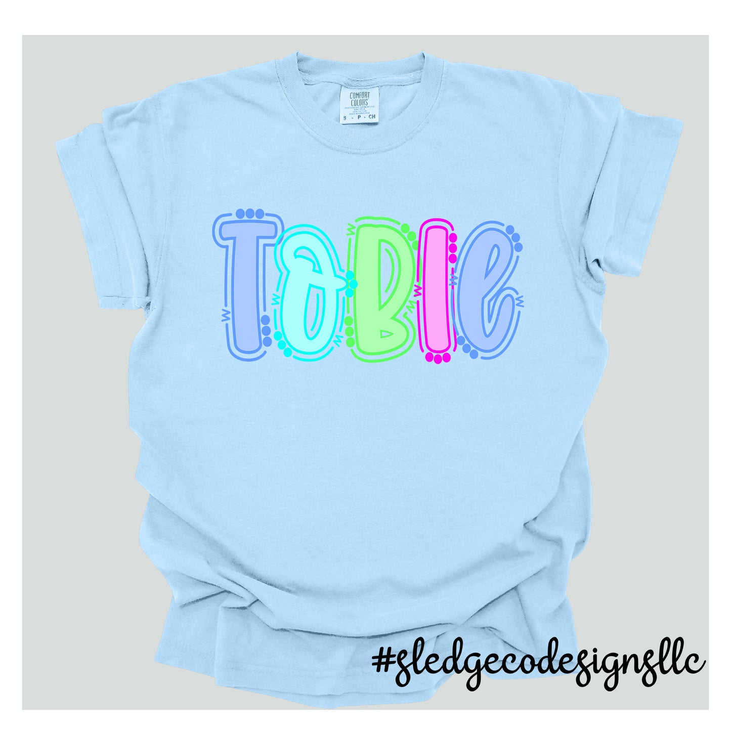 TOBIE | DOTTED BUBBLE | CUSTOM UNISEX TSHIRT