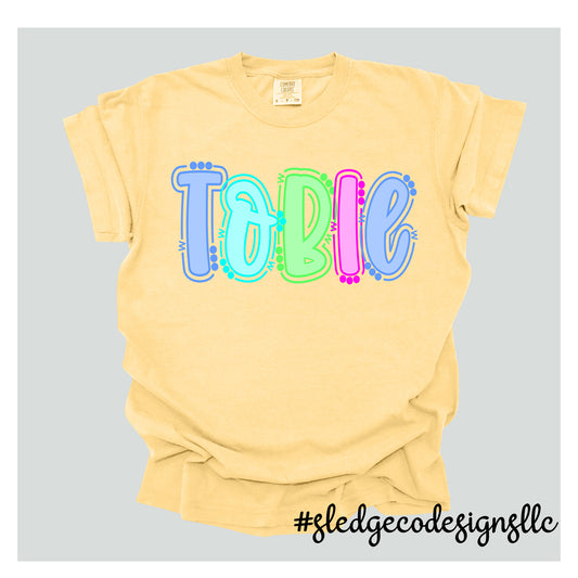 TOBIE | DOTTED BUBBLE | CUSTOM UNISEX TSHIRT