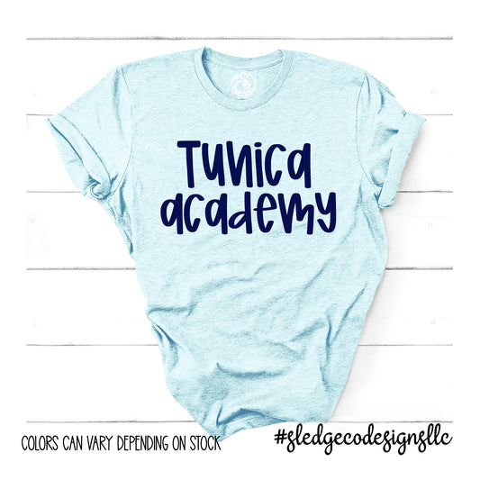 TUNICA ACADEMY | HAND DRAWN |  Custom Unisex Tshirt