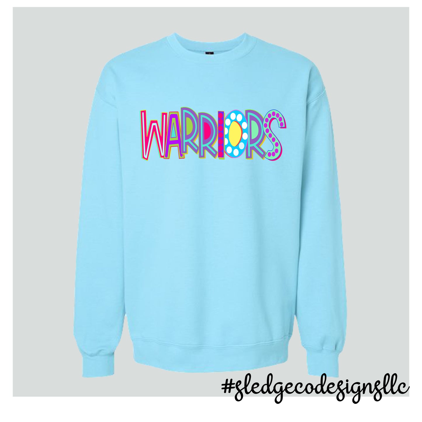 SENATOBIA WARRIORS | NEON |  CUSTOM UNISEX Sweatshirt