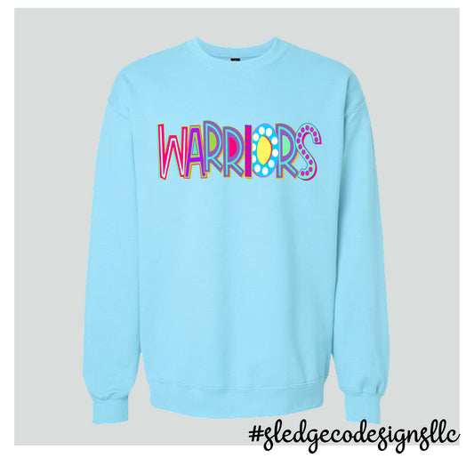SENATOBIA WARRIORS | NEON |  CUSTOM UNISEX Sweatshirt