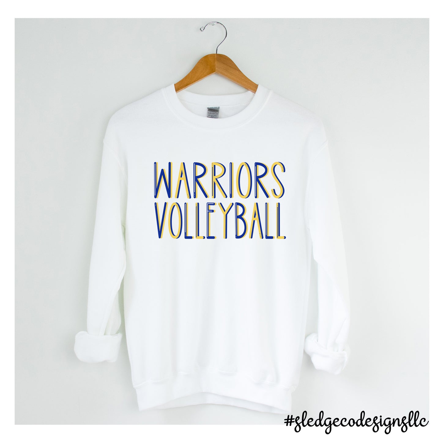 SENATOBIA WARRIORS VOLLEYBALL |  CUSTOM UNISEX SWEATSHIRT