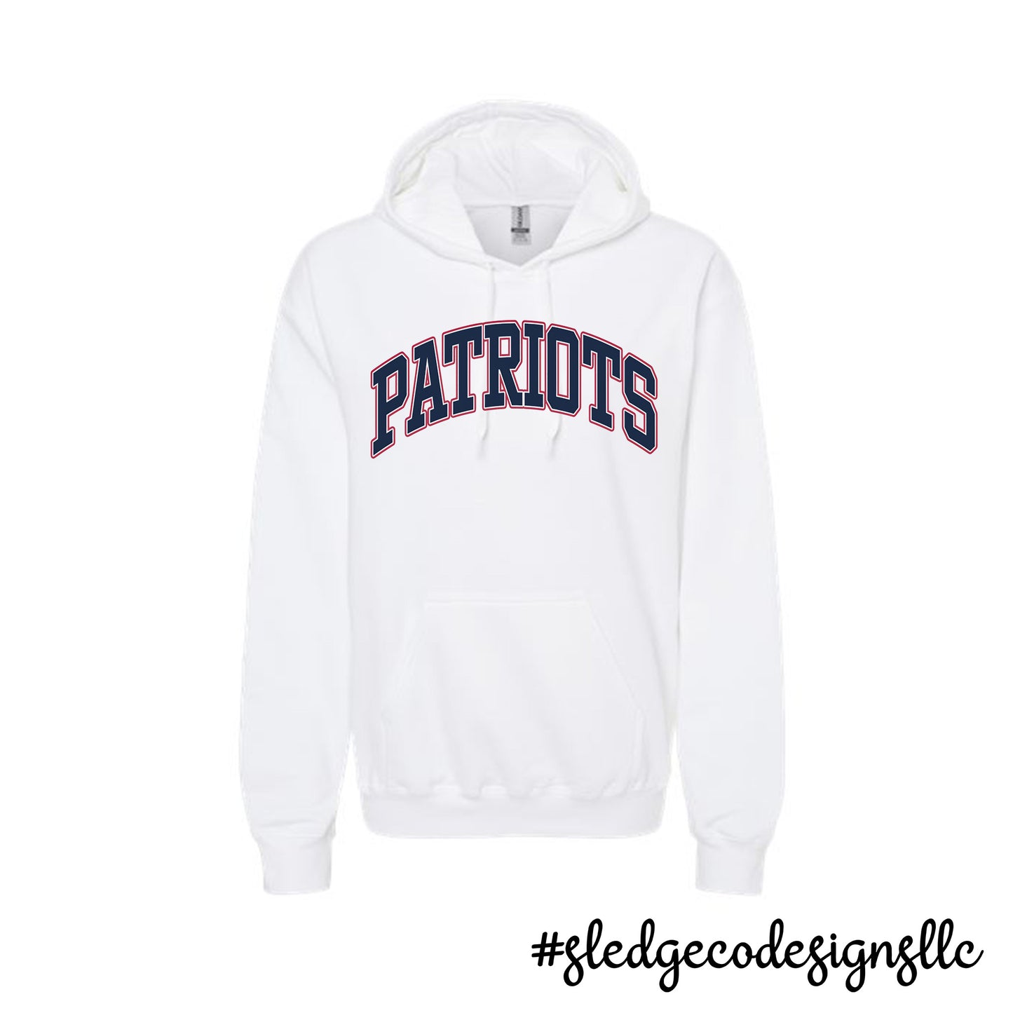 PATRIOTS ARCHED | CUSTOM  UNISEX SOFTSTYLE HOODIE